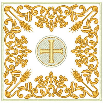 Matriz de matriz Matriz De Bordado Conjunto De Alfaias Hóstia Consagrada 90